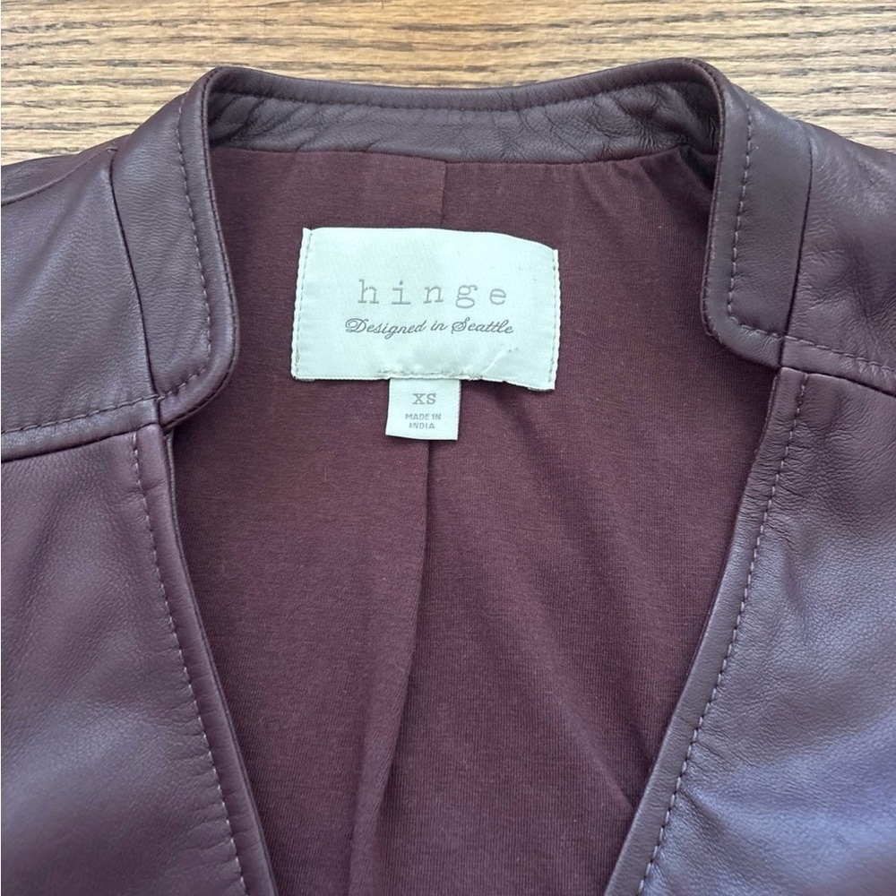 Buttery soft hinge leather jacket - Picture 2 of 8